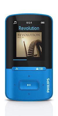 PHILIPS Lettore MP4 Philips 4 GB blu